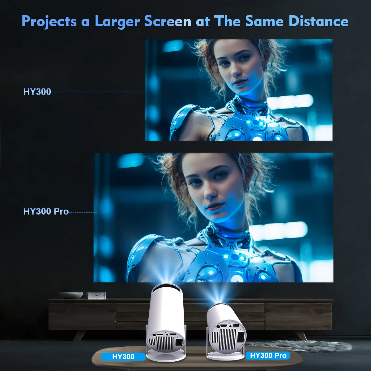 HappyHome™ 4k-HD PocketProjector